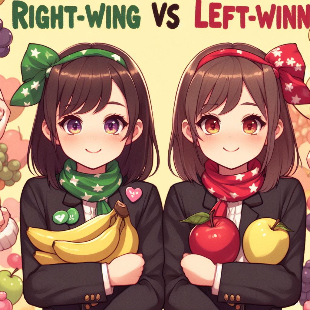 右翼と左翼の論争はリンゴとバナナどっちが好き論争と一緒である